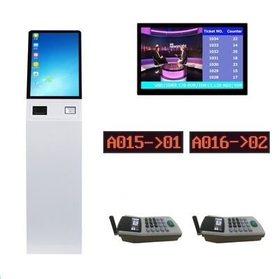 Queue Machine With Calling Kyepad and LED Counter Display and Queue Information Display