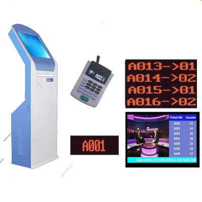 病院待ち行列管理システム（赤外線タッチスクリーンチケットディスペンサー付き）