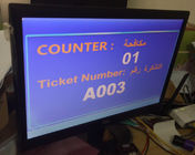 セリウムの屋内英語-アラビア語タッチ画面の切符機械
