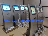 自己サービス19インチ銀行政府のためのトークン数キオスクの切符ディスペンサー列の切符機械