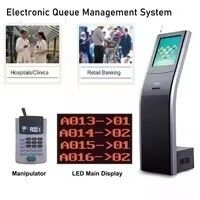 定期チケット配布とオペレーター転送の複数のキューを管理するために設計された電子キューシステム